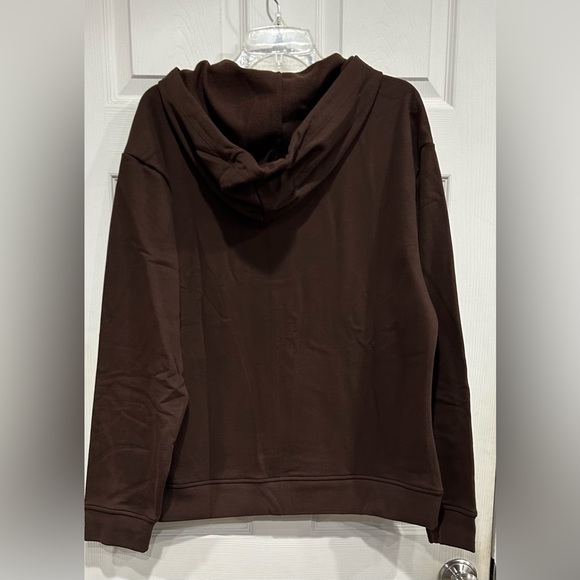 Beyond Yoga Men's Medium Every Body Zip Front Hoodie Sweatshirt Brown NWT - Picture 4 of 7
